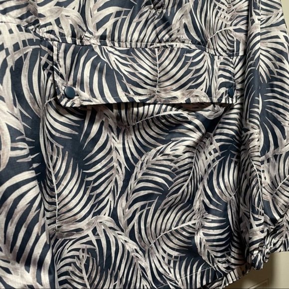 Palm Leaves - Lightweight Pullover Jacket - Size XL - Picture 6 of 8